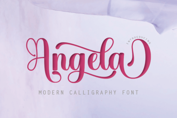 Angela: The Elegant Handwritten Font That Elevates Every Project
