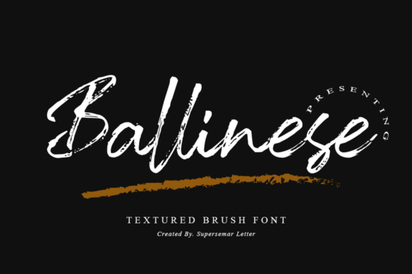 Ballinese: A Brushed Handwritten Font with Futuristic Flair