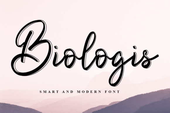 Biologis: Where Cursive Charm Meets Everyday Creativity