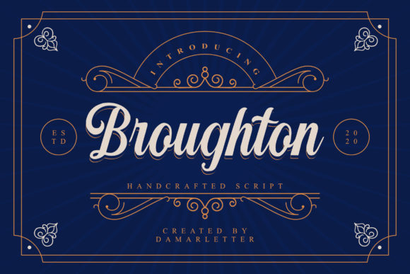 Broughton: A Handwritten Font That Feels Both Refined and Real