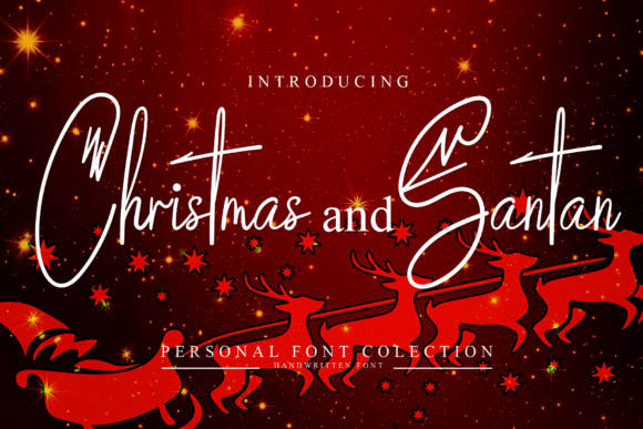 Christmas and Santan: A Charming Handwritten Font