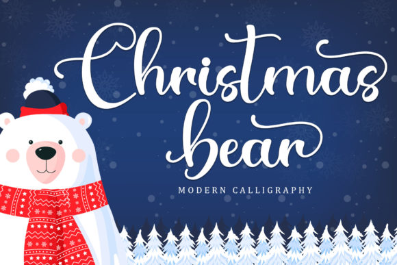 Christmas Bear: Your New Favorite Festive Handwritten Font