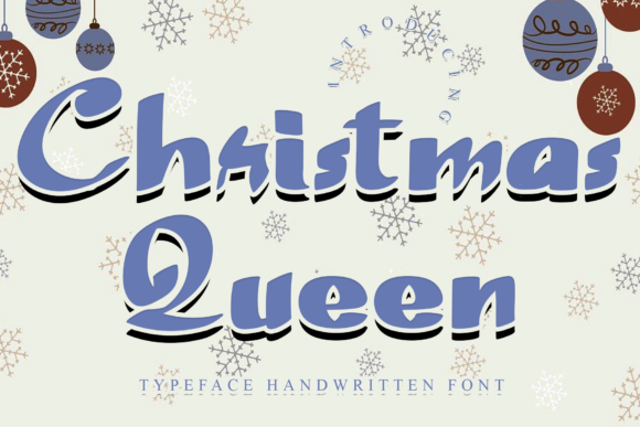 Christmas Queen: A Handwritten Font with Refined Versatility