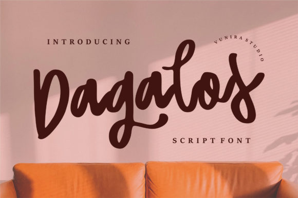 Dagalos: A Brushed Handwritten Font with Distinctive Charm