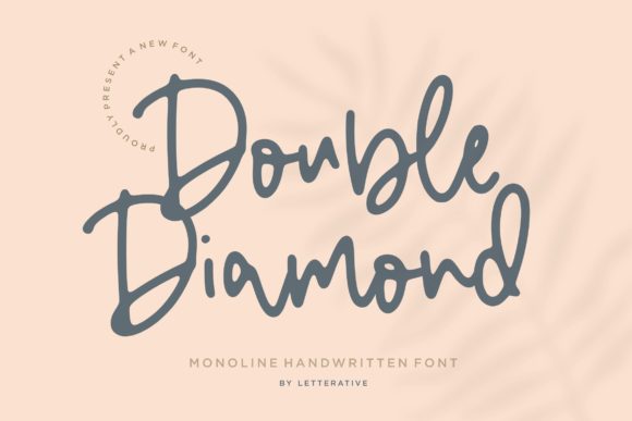 Double Diamond: A Handwritten Font Full of Charm