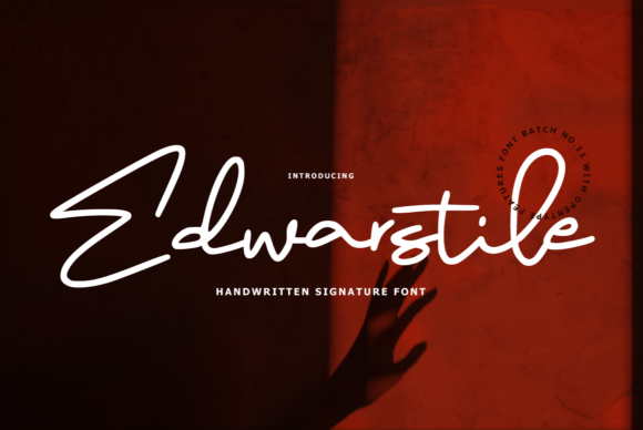 Edwarstile Signature: Expressive Calligraphy for Modern Creatives
