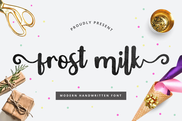 Frost Milk: The Handwritten Font That Brings Quiet Sophistication to Every Design
