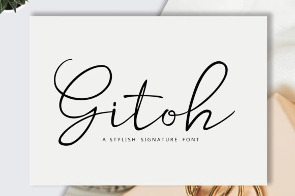 Gitoh: The Thin, Elegant Handwritten Font That Elevates Every Detail