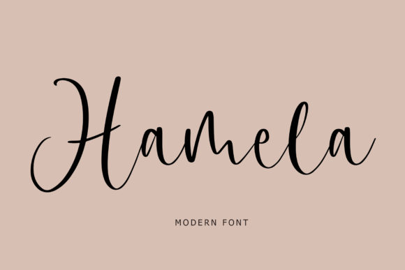 Hamela: A Relaxed Handwritten Font That Brings Warmth to Every Project