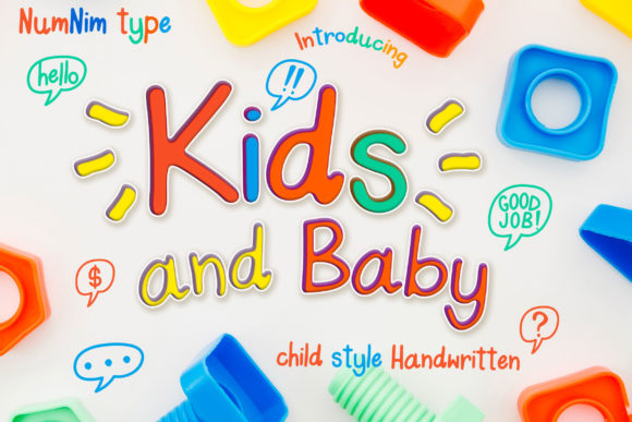 Kids and Baby: A Joyful Handwritten Font for Creative Design
