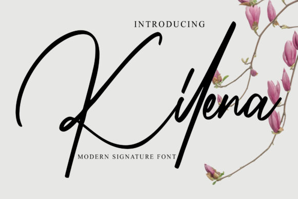 Kilena: A Sweet Handwritten Font for Romantic Designs