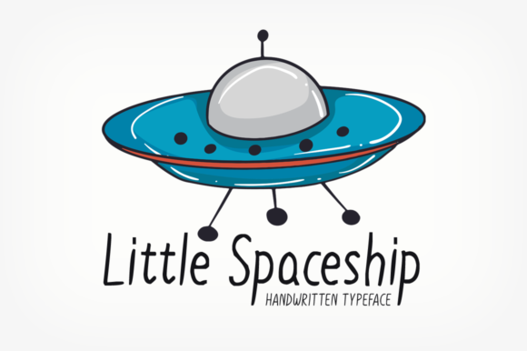 Little Spaceship: Handwritten Font for Modern Design