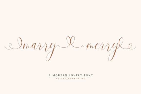 Marry Merry: A Delicate Handwritten Font for Personal Projects