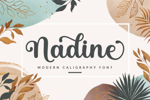 Nadine: The Elegant Handwritten Font That Brings Designs to Life