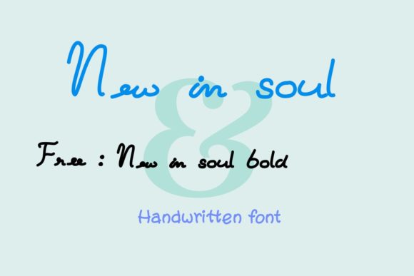 New in Soul: A Sweet Handwritten Font for Meaningful Visual Communication