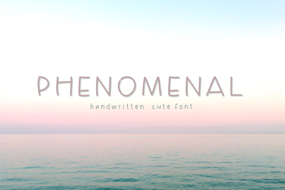 Phenomenal: The Cute, Light Handwritten Font You’ll Love