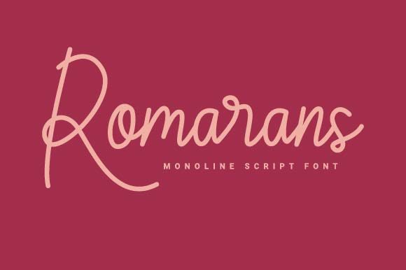 Romarans: A Casual Handwritten Font With Real Character
