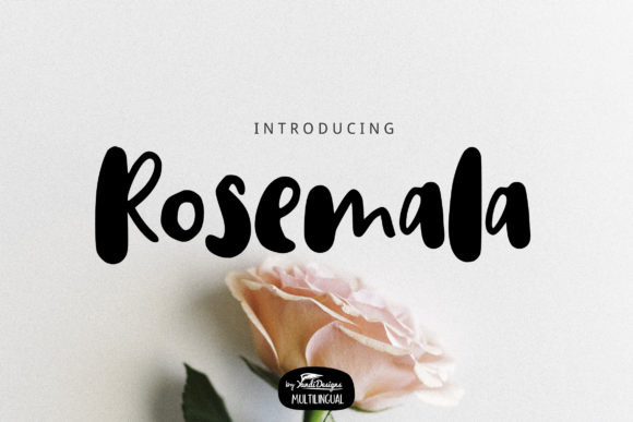 Rosemala: A Simple, Cute Handwritten Font That Brings Personality to Everyday Design