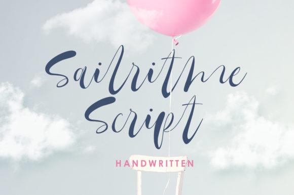 Sailritme: A Refined Handwritten Font That Elevates Personal and Commercial Projects