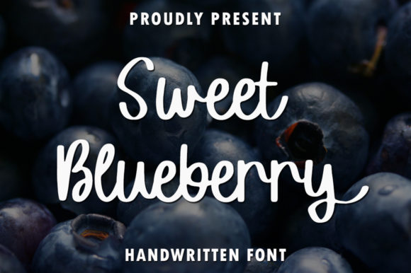Sweet Blueberry Font: Bringing Gentle Romance to Your Creative Projects
