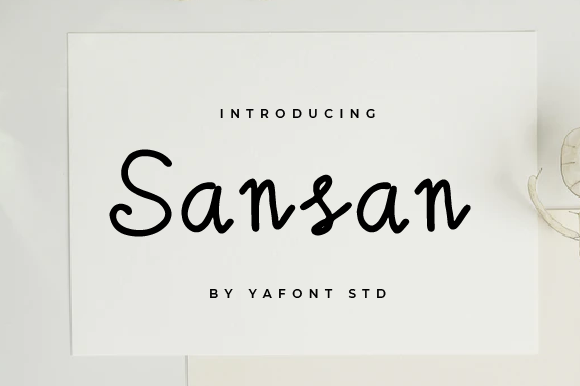 The Quiet Charm of Sansan: How a Delicate Handwritten Font Brings Warmth to Modern Design