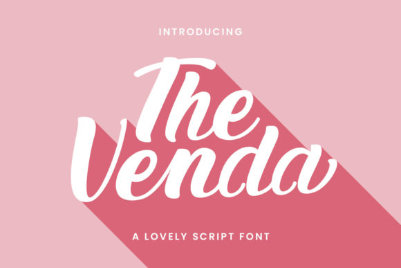 The Venda: A Stylish Handwritten Font That Brings Personality to Every Project