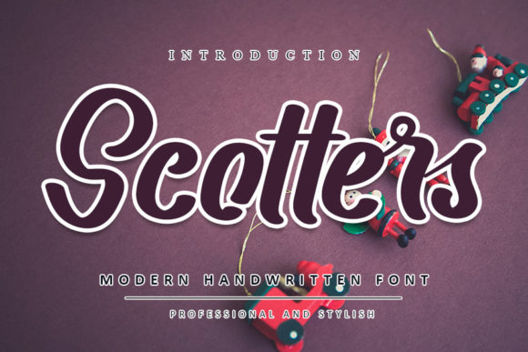 Unleashing Creativity with Scotters: The Friendly Handwritten Font That Adapts to Any Design